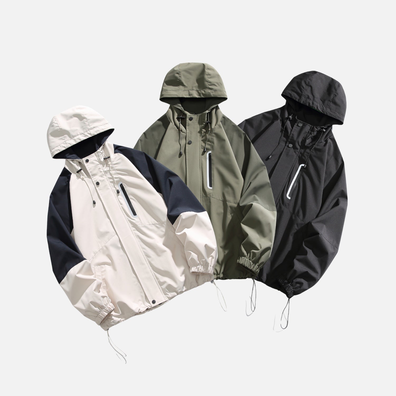 Technical Hooded Workwear Jacket