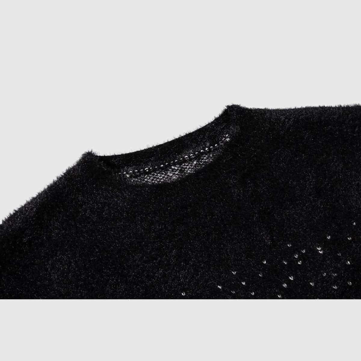 Suéter de punto con degradado ombré