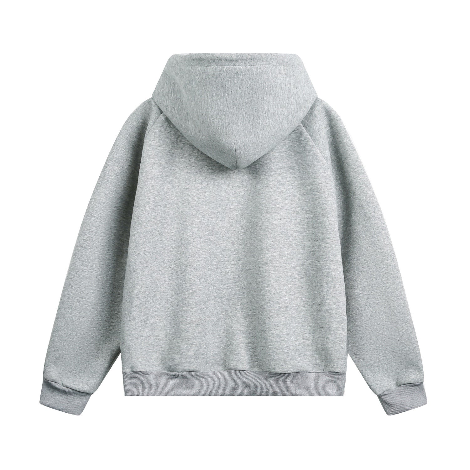 Structured Paneled Hooded Sweatshirt