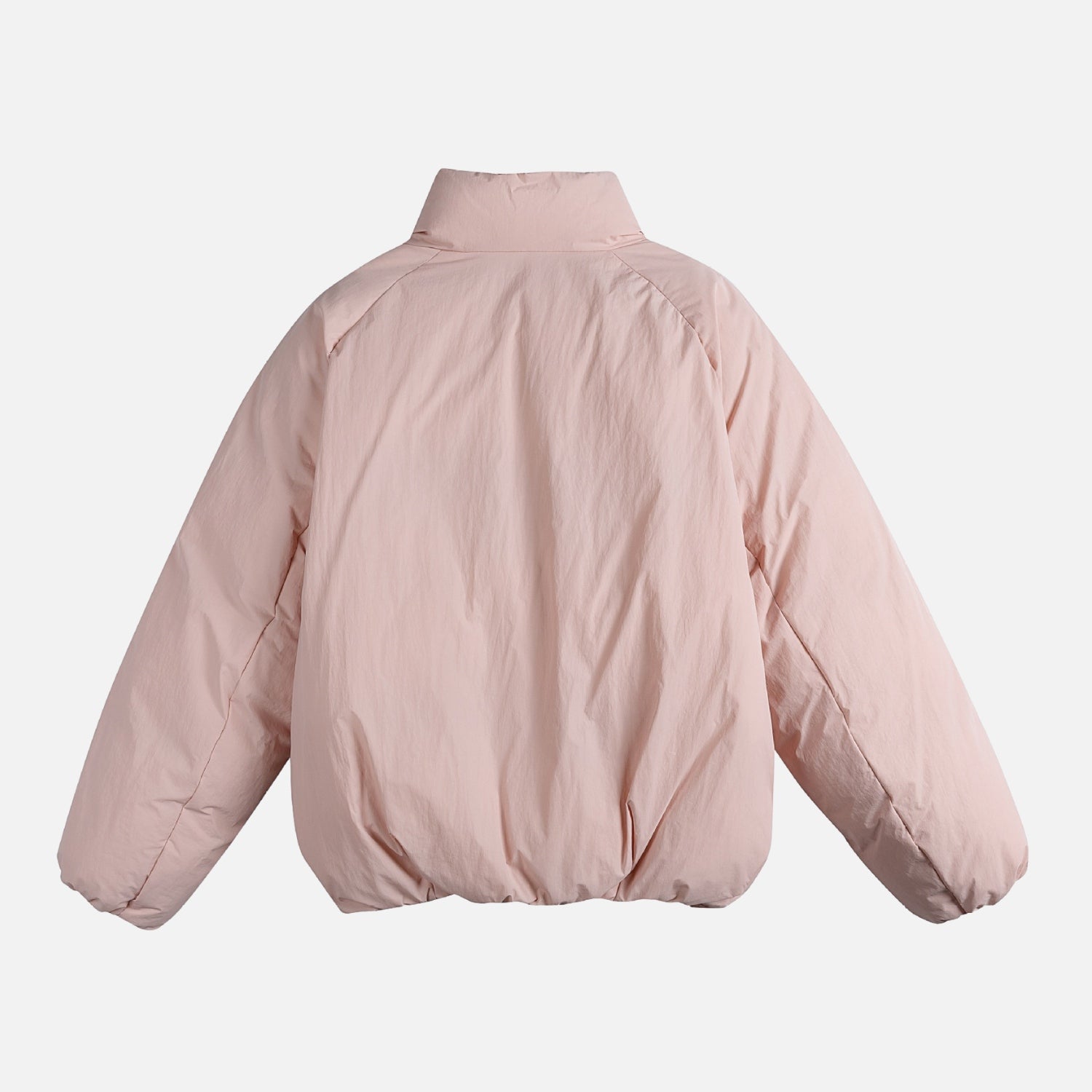 Chaqueta acolchada minimalista con cuello alto