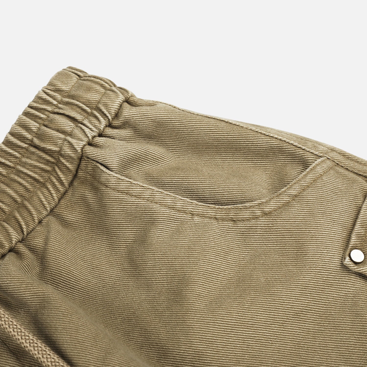 Vintage Washed Baggy Cotton Pants