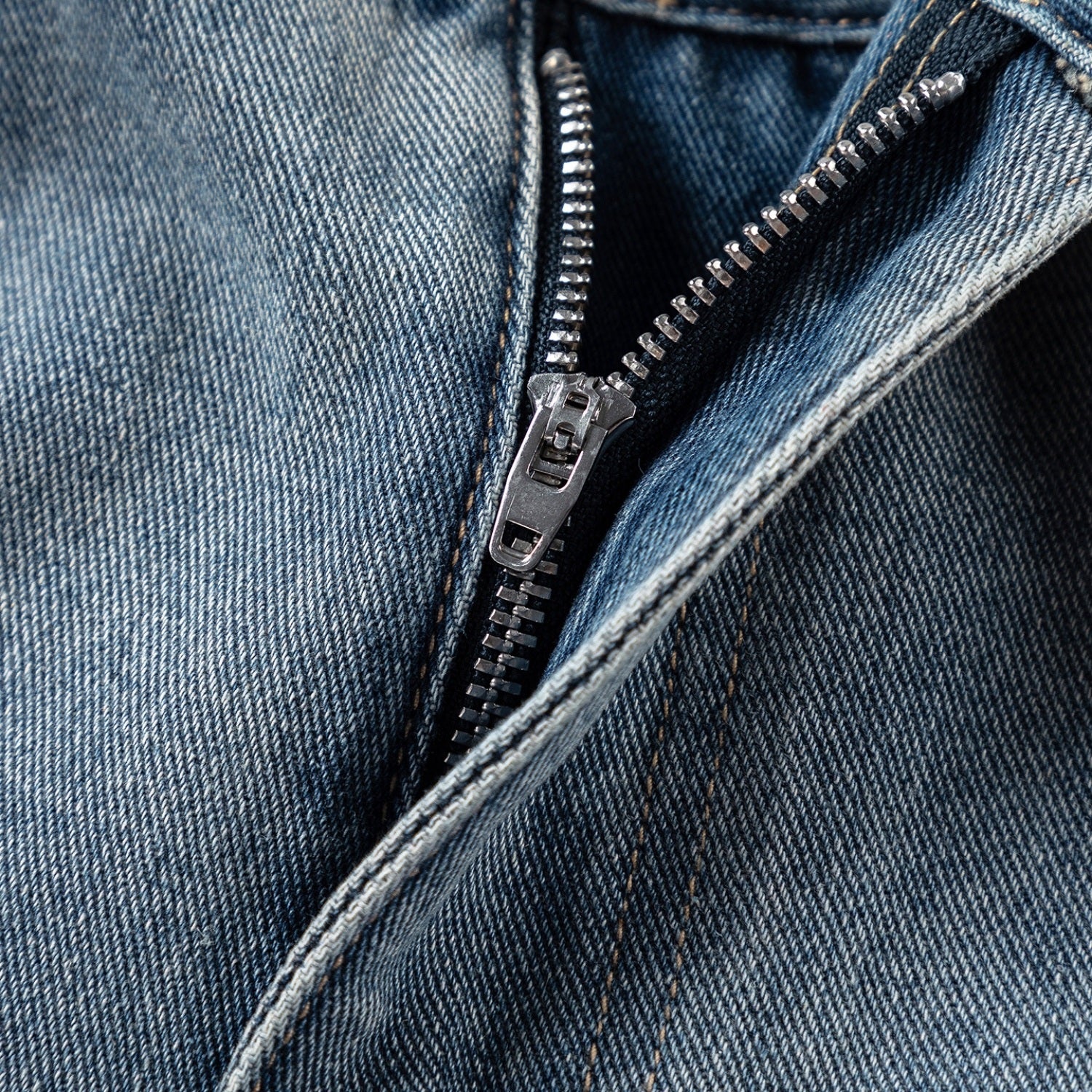 Vintage Washed Panel Baggy Jeans