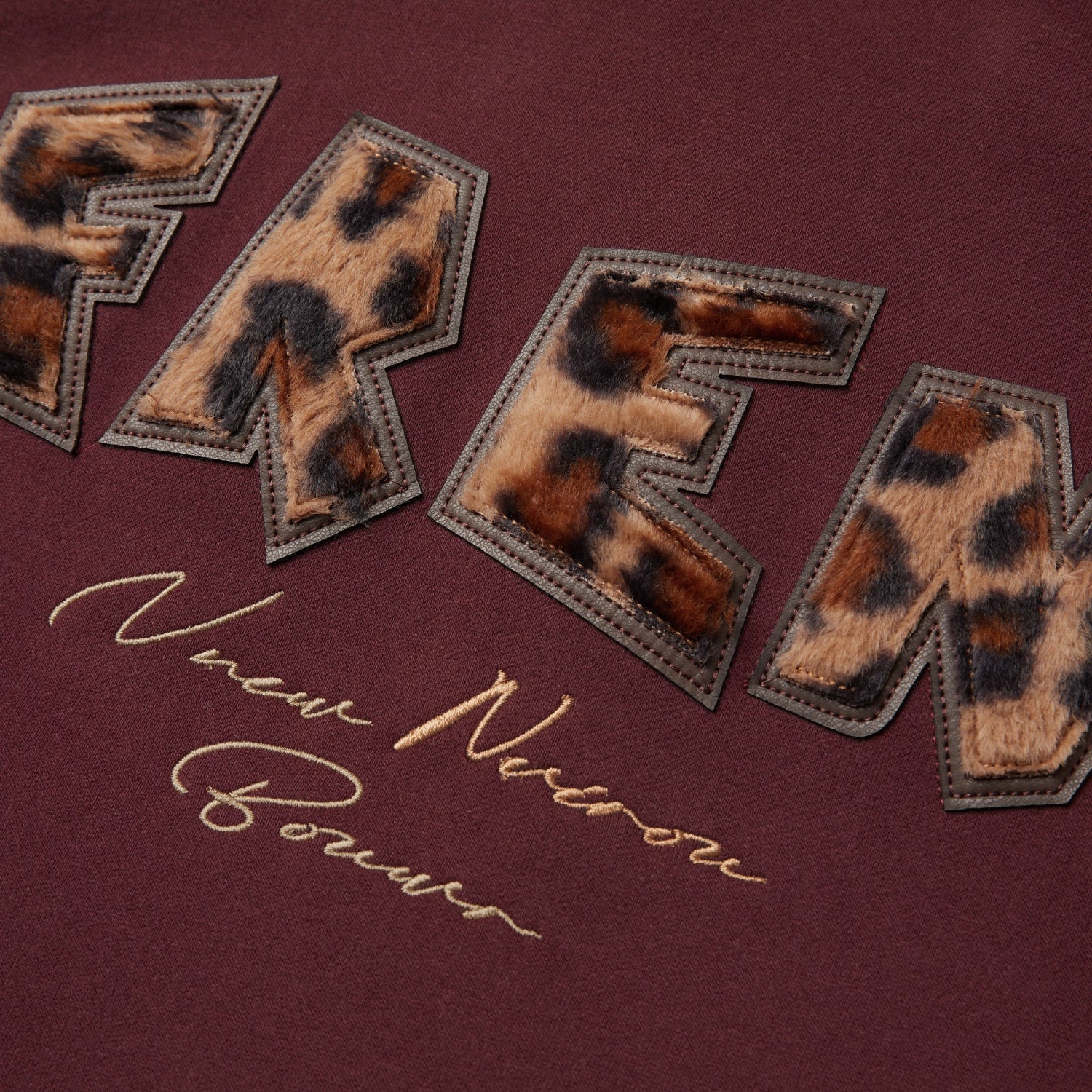 Heavyweight Leopard Patch Hoodie