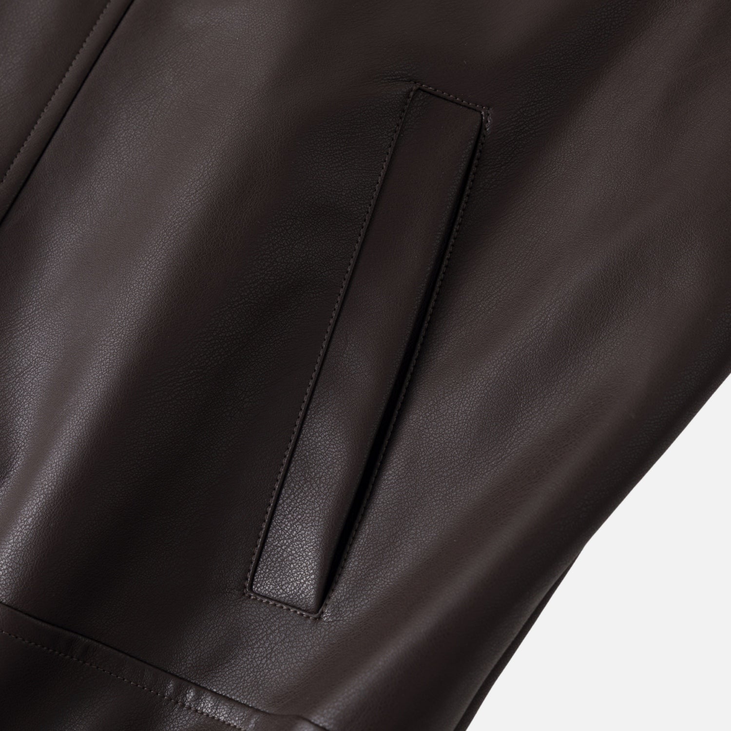 Vintage PU Leather Moto Jacket