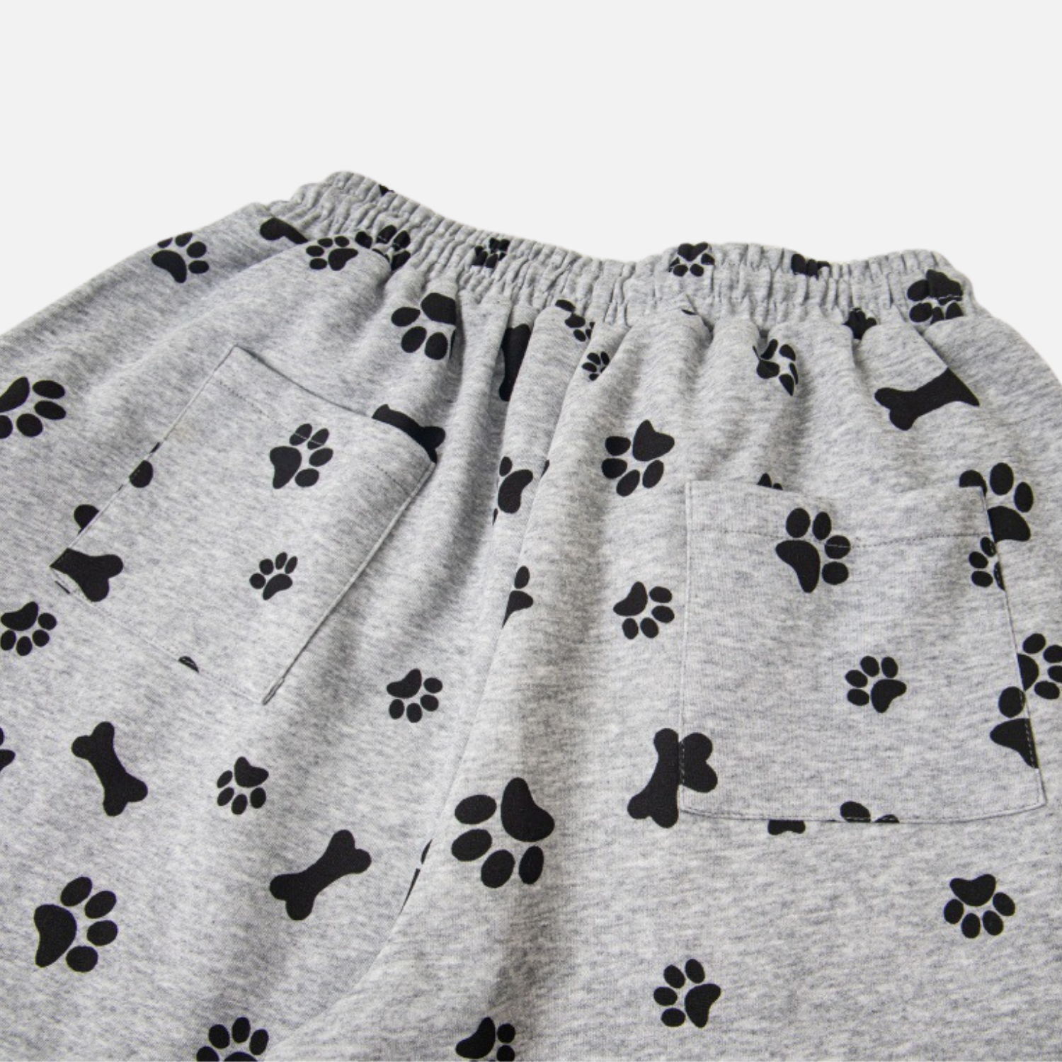Allover Dog Print Baggy Pants
