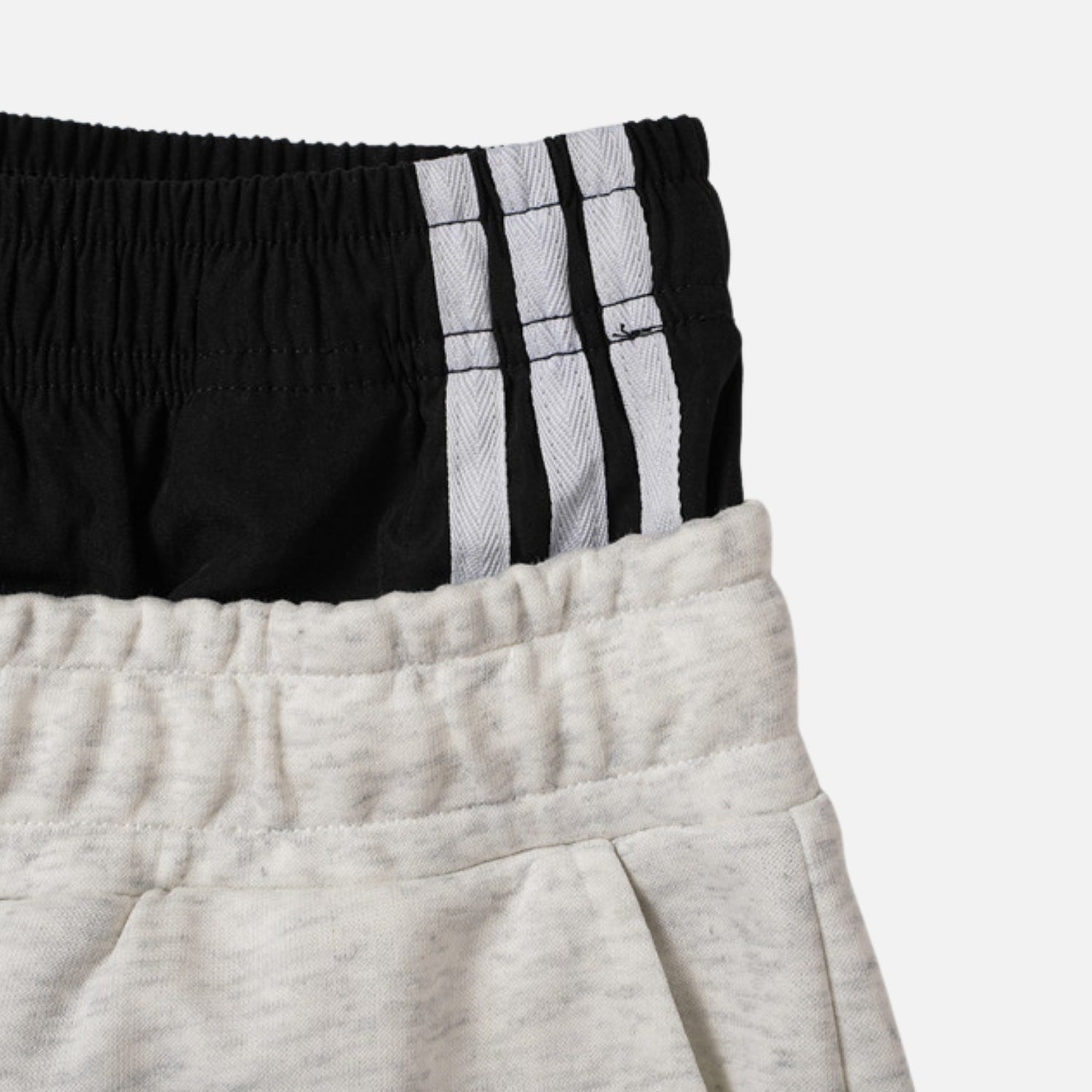Double-Waist Wide-Leg Sweatpants