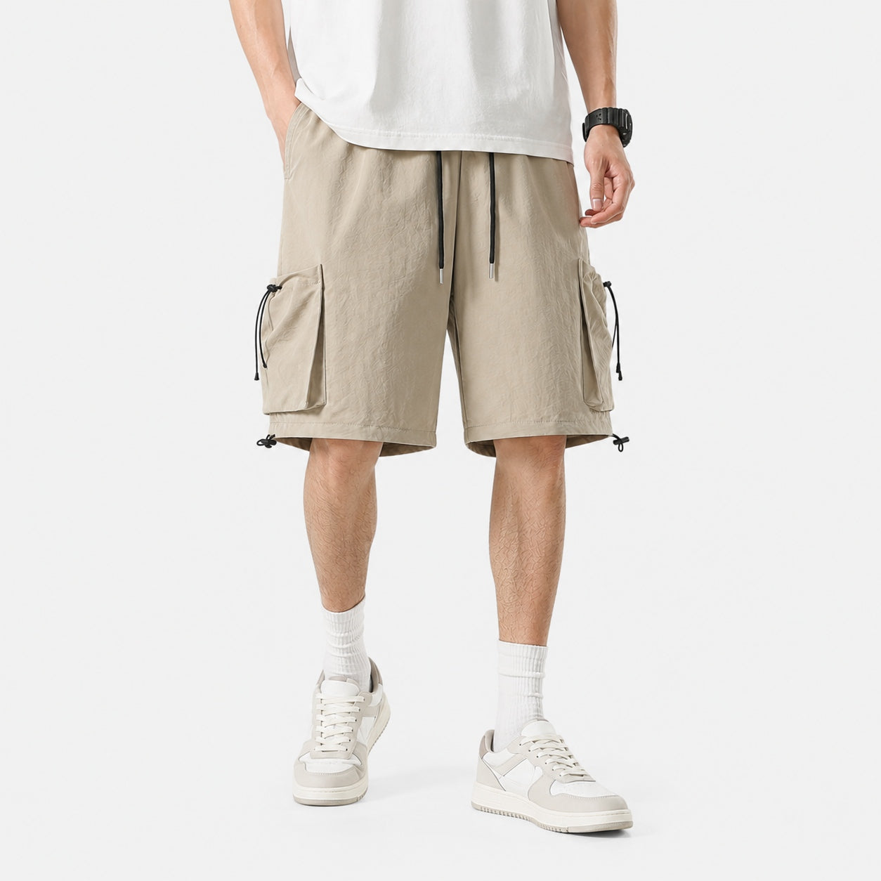 Quick-Dry Utility Pocket Shorts
