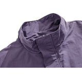 Waterproof Textured Half-Zip Tactical Coat