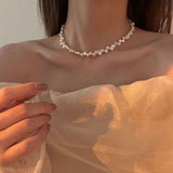 Collar de perlas barrocas de diseño de nicho
