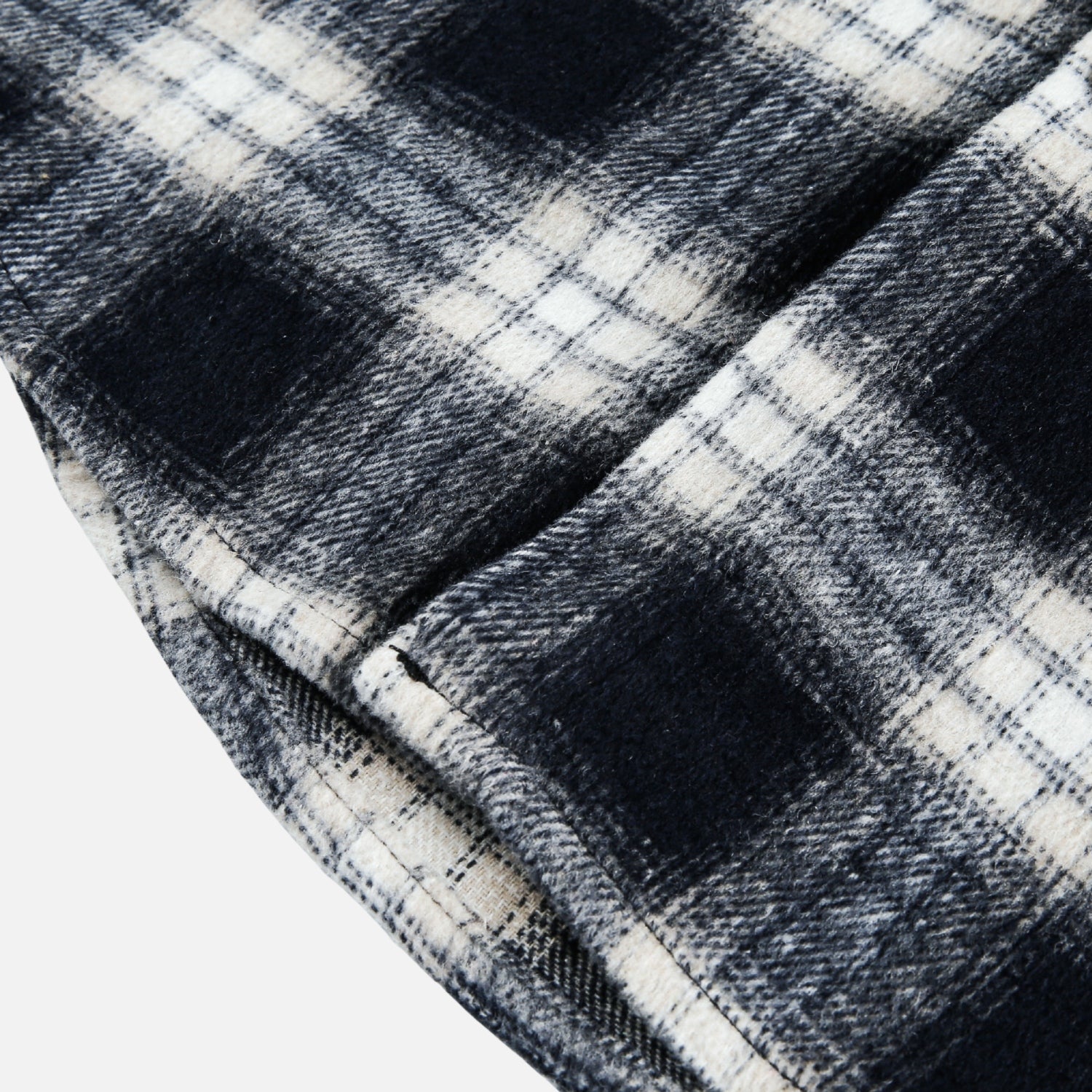 Sudadera con capucha de cuadros cepillados en bloques de color 