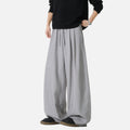 Draped Double-Pleated Casual Pants