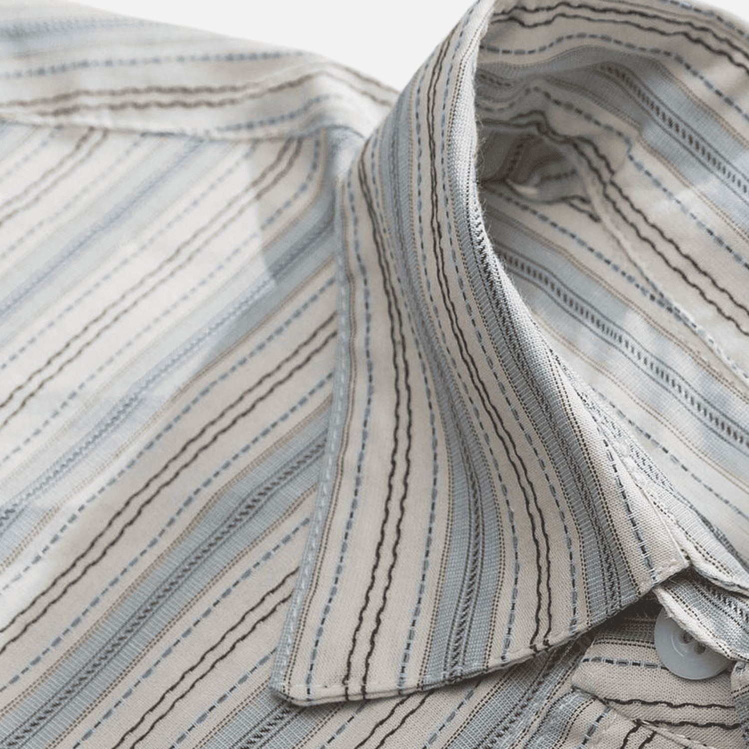 Japanese Vintage Cotton Striped Shirt