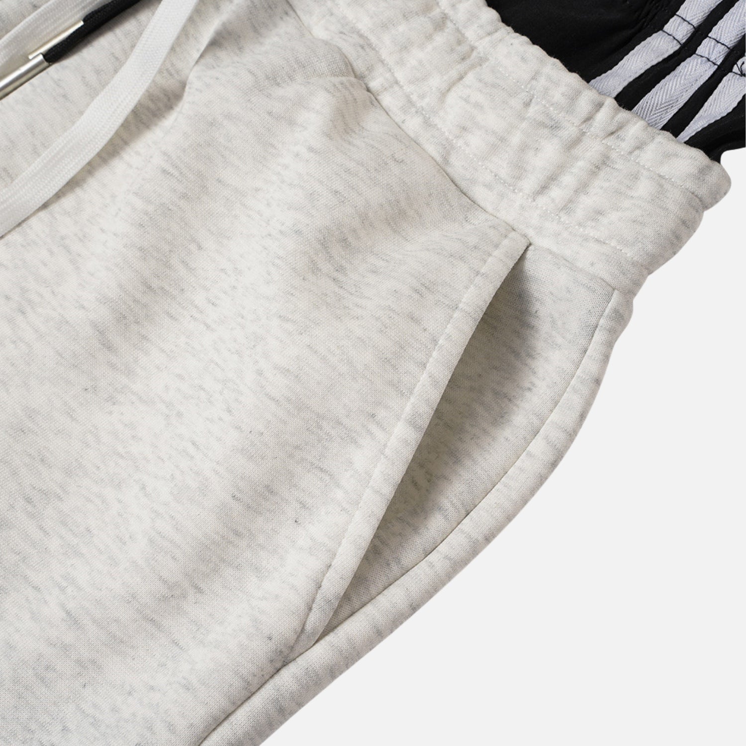 Double-Waist Wide-Leg Sweatpants