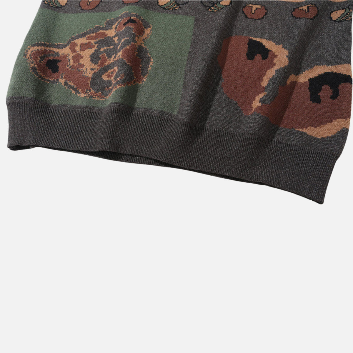 Vintage Graphic Jacquard Crewneck Sweater
