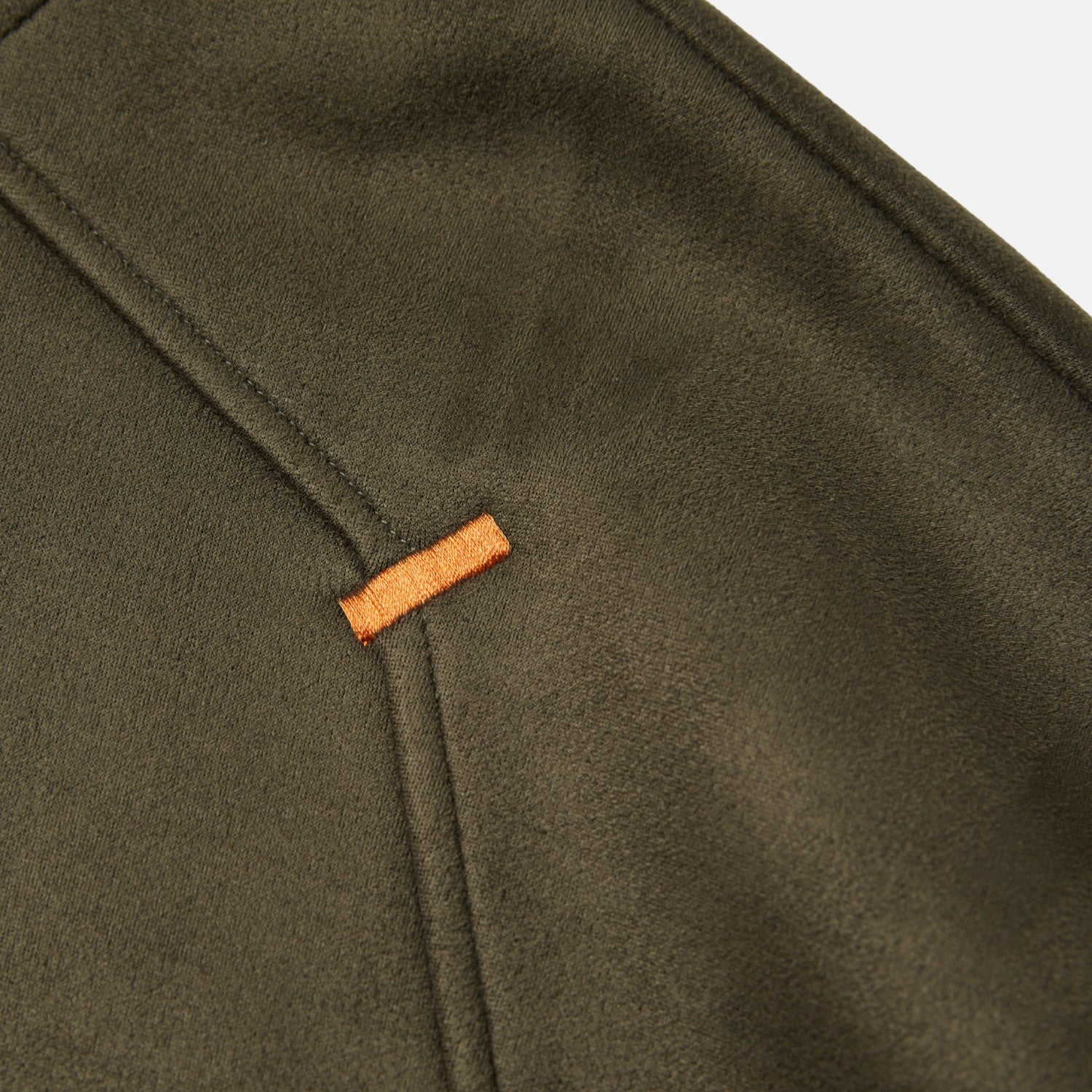 Suede-Texture Embroidered Sweatshirt