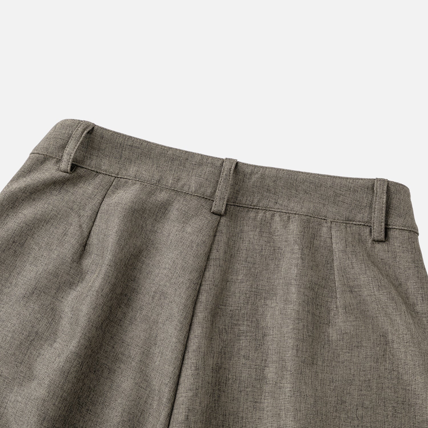 Elegant Pleated Texture Trousers