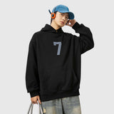 Number Print Hoodie