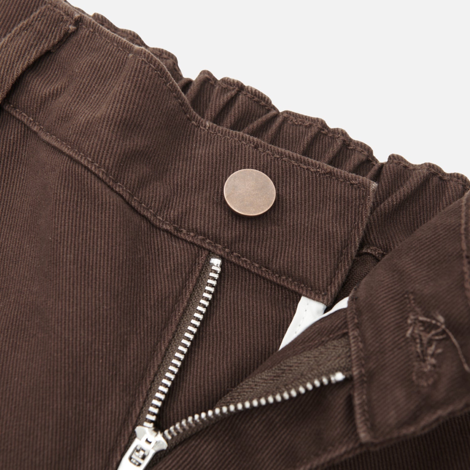 Twill Baggy Cotton Pants