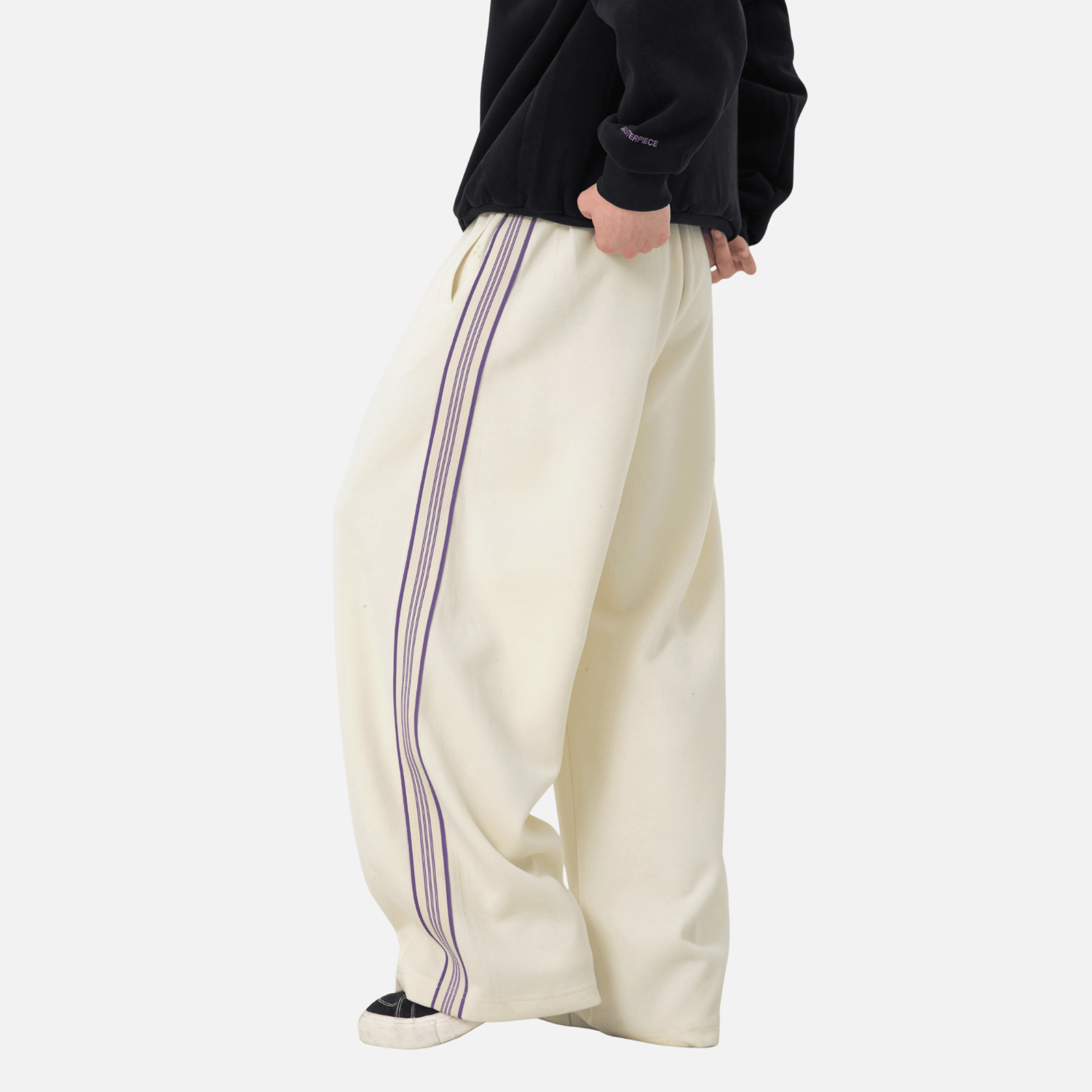 Colorblock Stripe Casual Pants