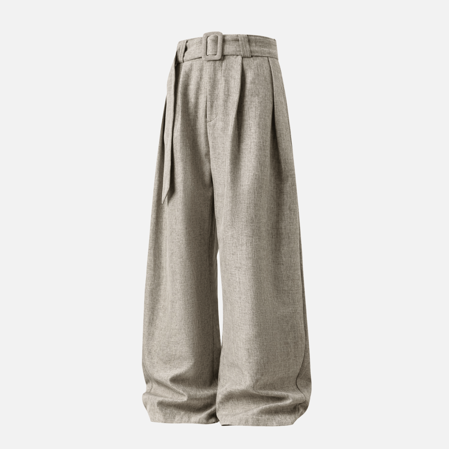 Pleated Drape Blade Baggy Trousers