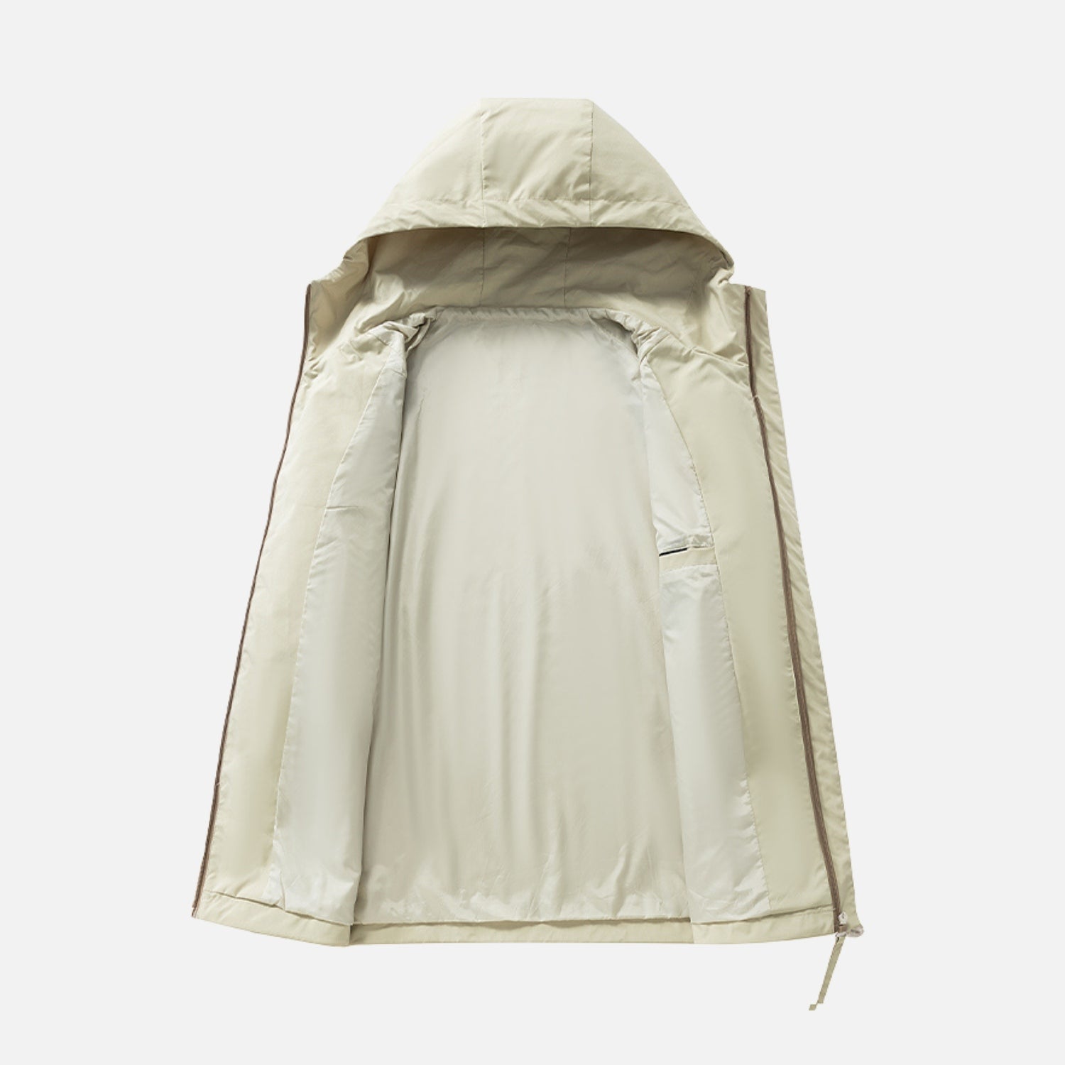 Minimal Wind-Resistant Hooded Jacket