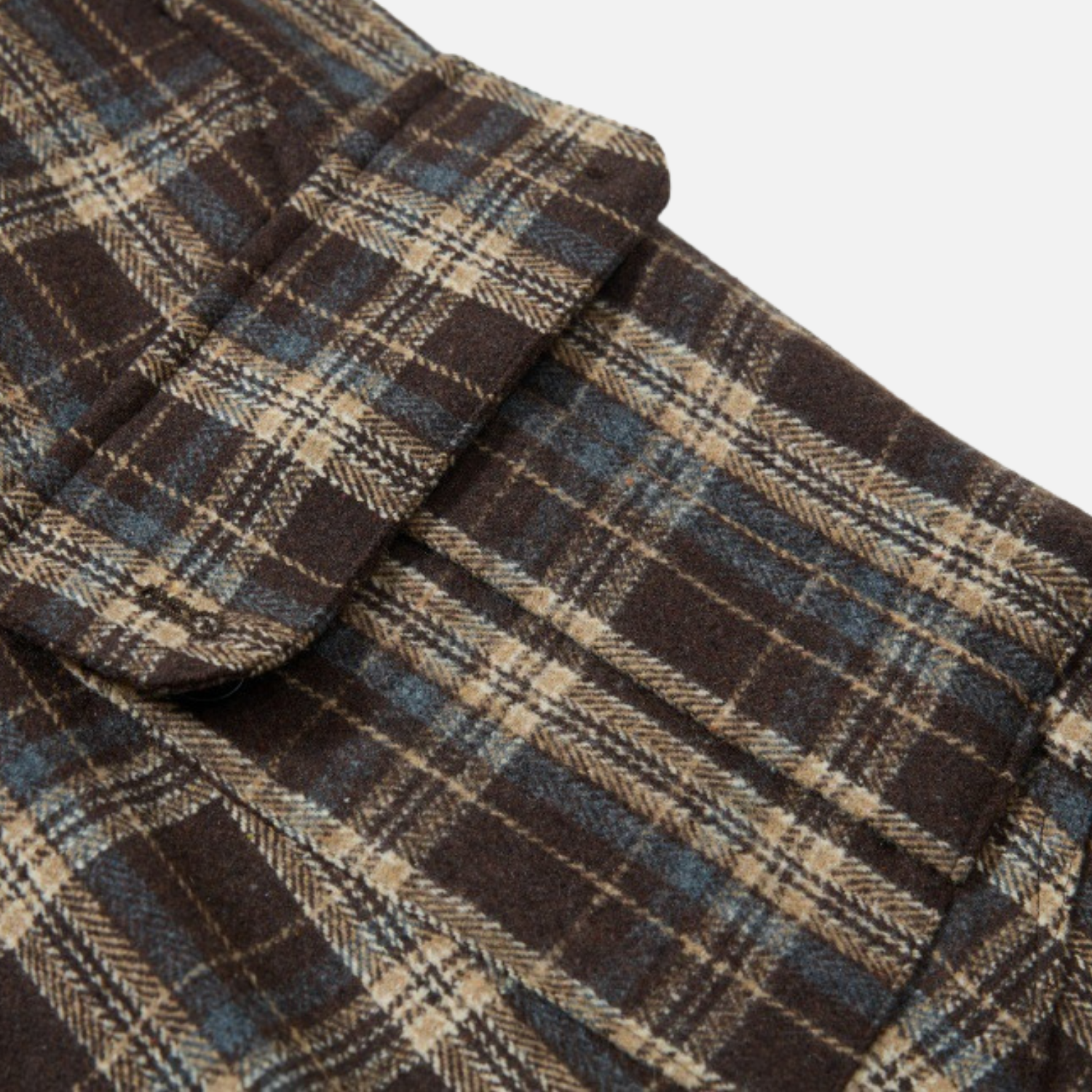 Vintage Plaid Cargo Baggy Pants