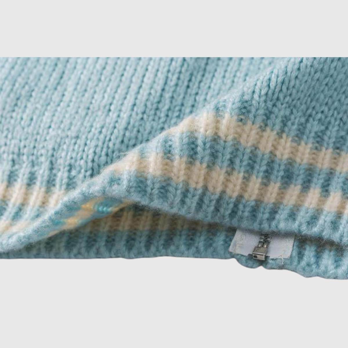 Cárdigan de punto universitario vintage