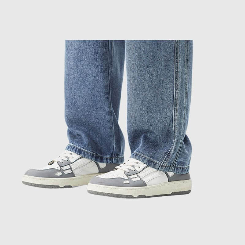 Vaqueros rectos de seda de hielo