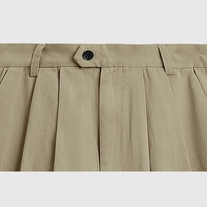 Pleated Design Suit Shorts