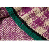 Color Contrast Plaid Knit Cardigans