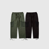 Side Pocket Design Drawstring Cargo Pants