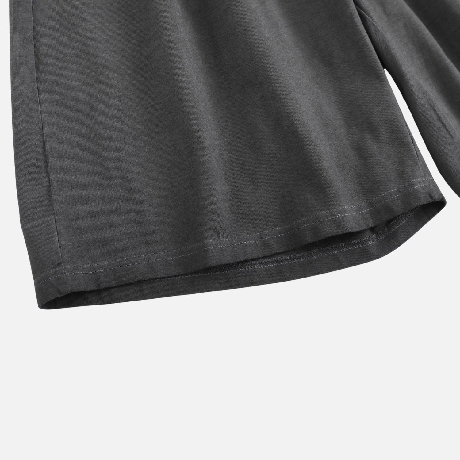 Short en coton à cordon de serrage