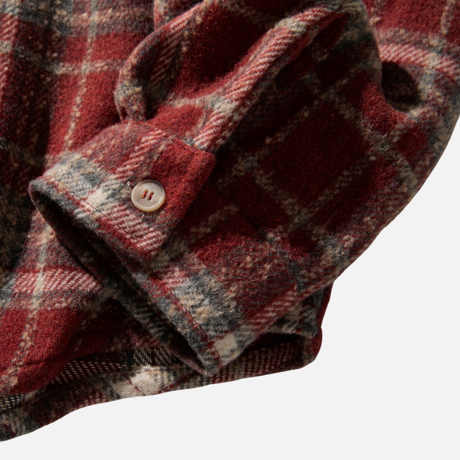 Vintage Plaid Long-Sleeve Shirt