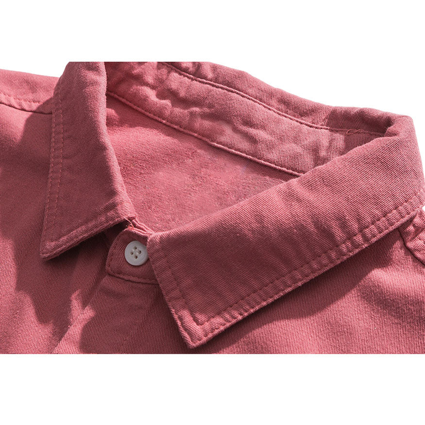 Ethnic Cotton Contrast Shirts