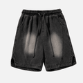 Jeansshorts mit lockerer Passform