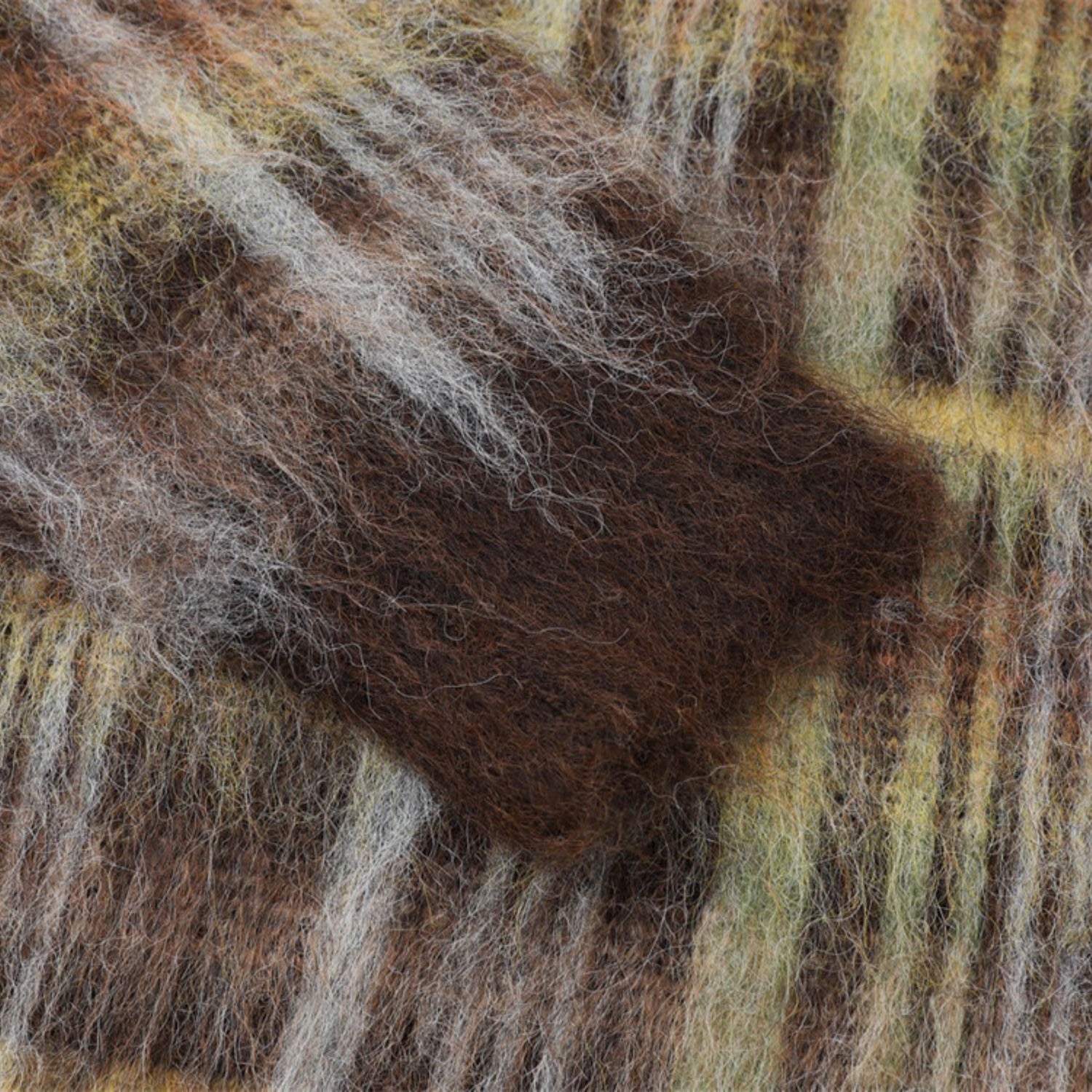 Vintage Plaid Brushed Knit Sweater