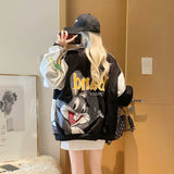 Cartoon Rabbit  Baseball Jacket