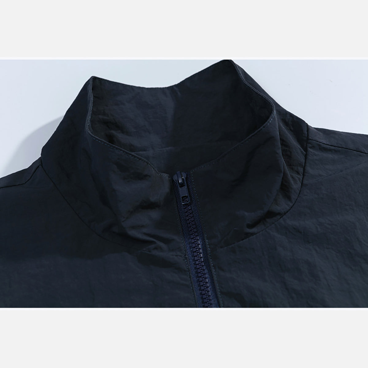 Retro Streetwear Patchwork Stand Collar Jacket