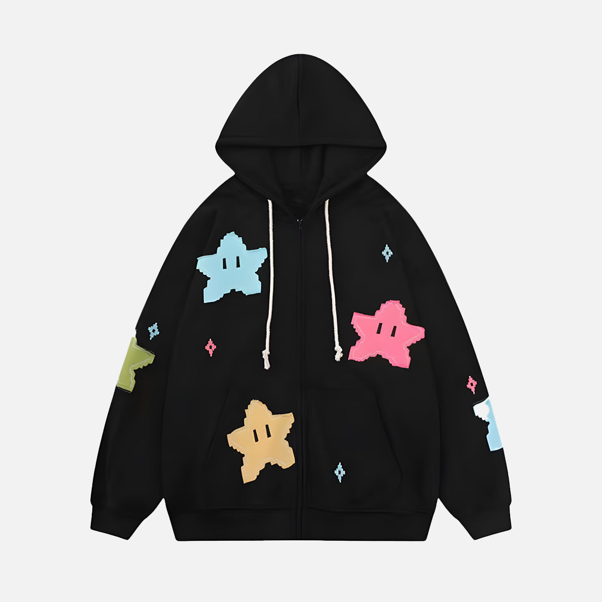 Starry Zip-Up Hoodie – OLUOLIN