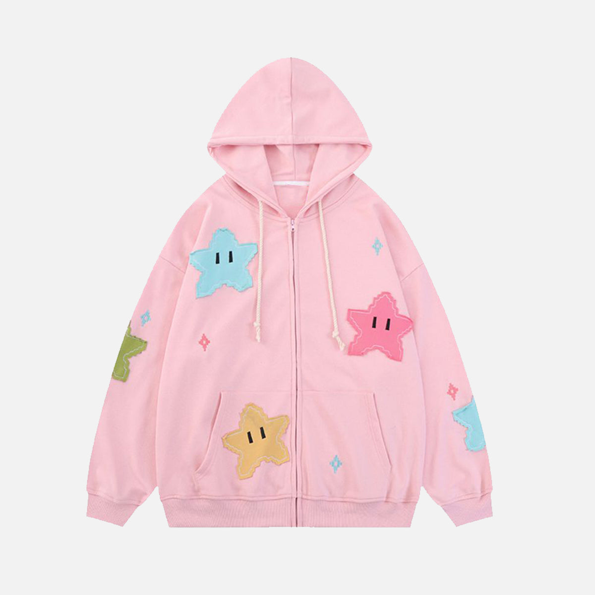 Starry Zip-Up Hoodie – OLUOLIN