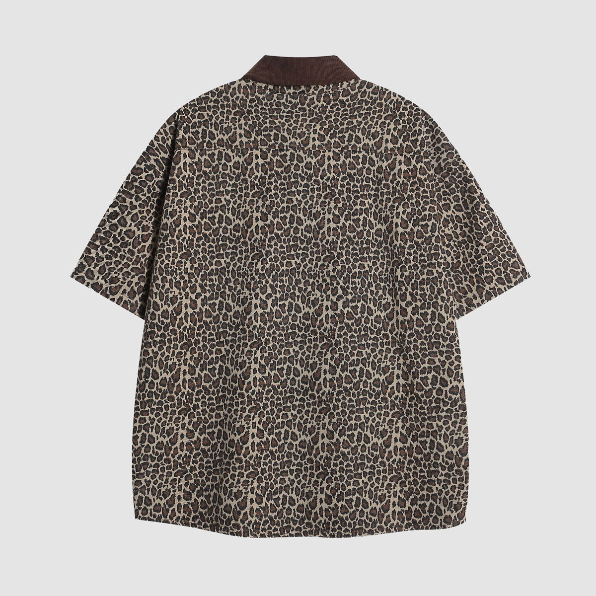 Vintage Leopard Cotton Shirts