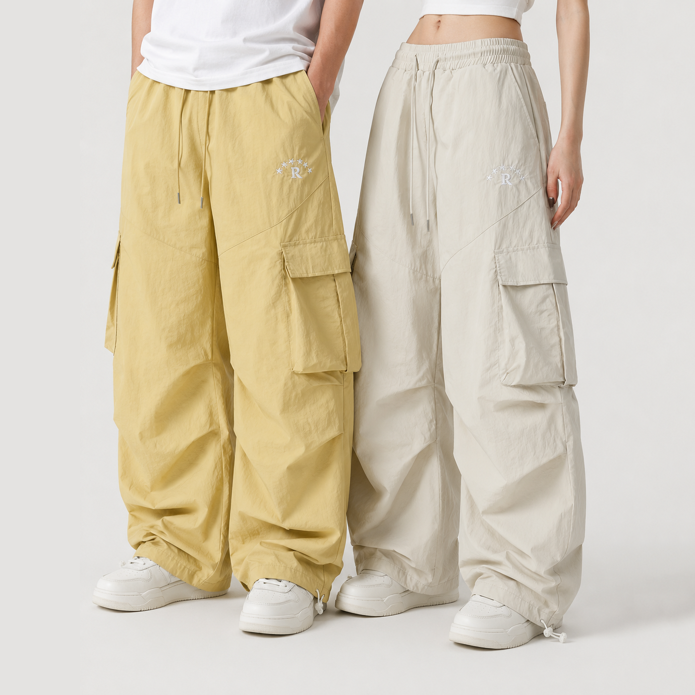 Streetwear Wide-Leg Baggy Pants