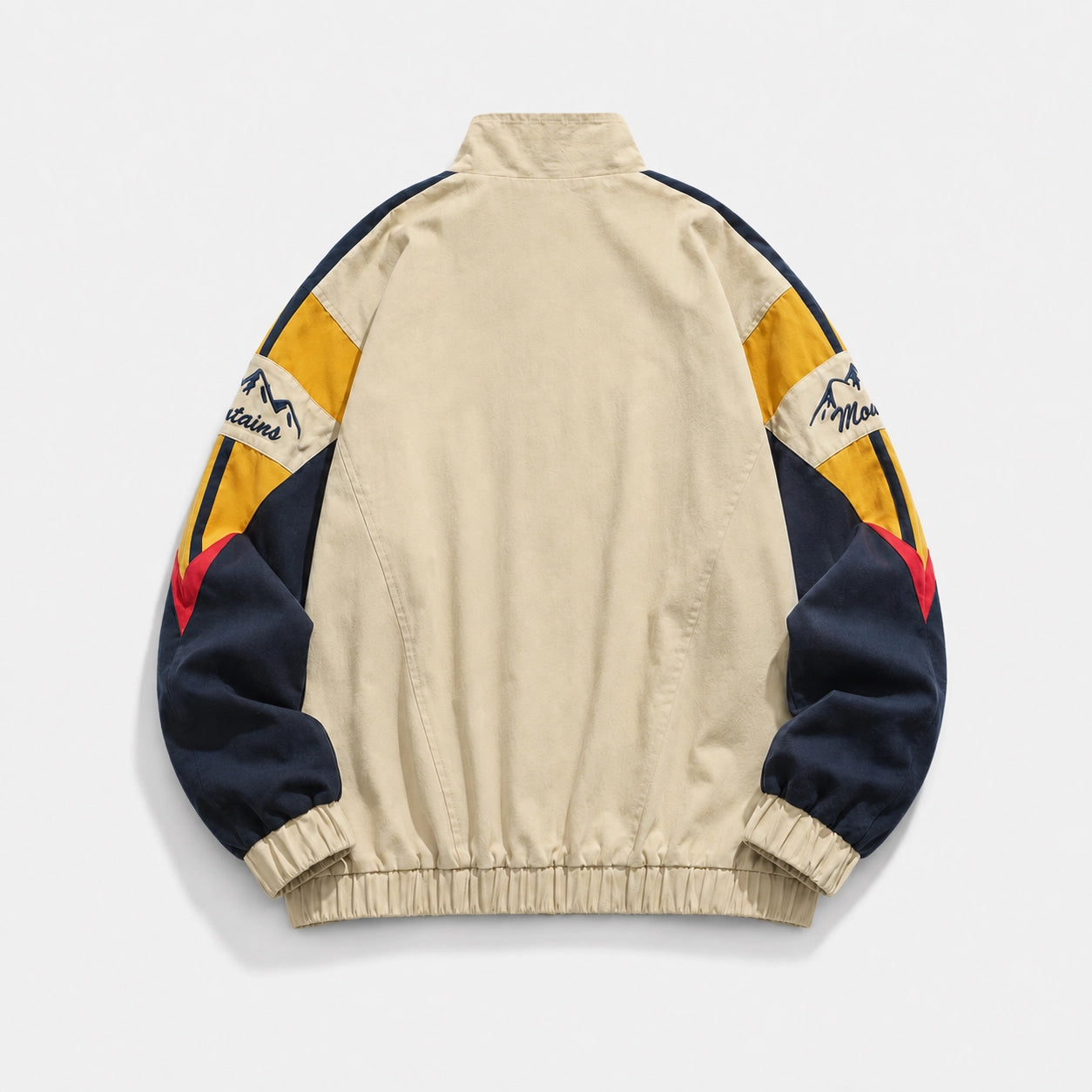 Jacke mit Farbblock-Stickerei