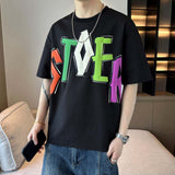 Colorful Letter Graphic Tee