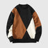 Geometric Patchwork Sweatshirt
