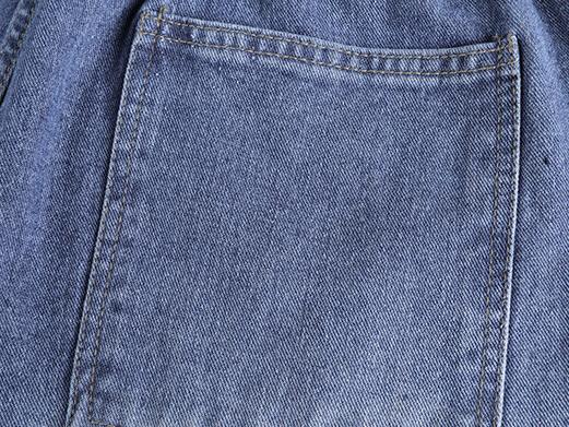 Gradient Denim Shorts