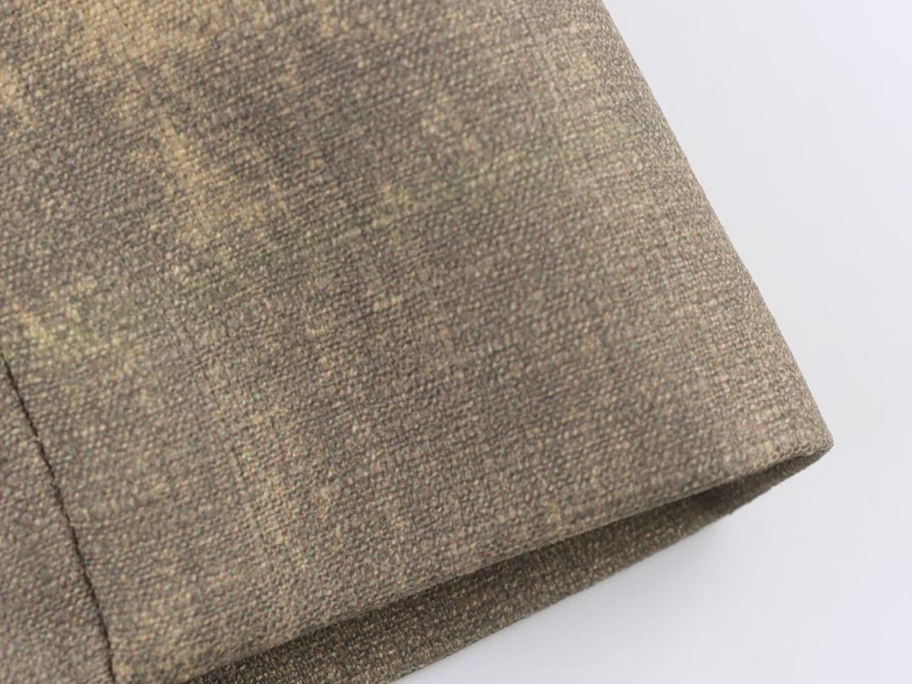 Blazer vintage estampado de un solo botón