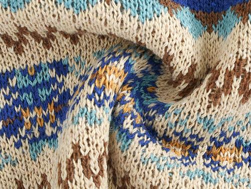 Chaleco de punto a rayas retro