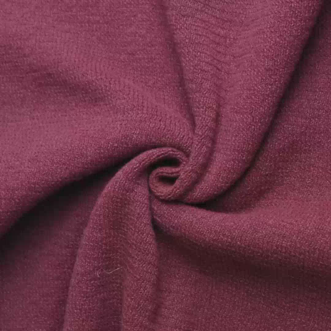 Grobstrickpullover mit Rollkragen