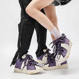 Purple Retro Sneakers
